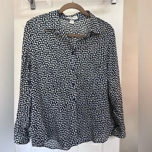 Coldwater Creek sheer blouse
